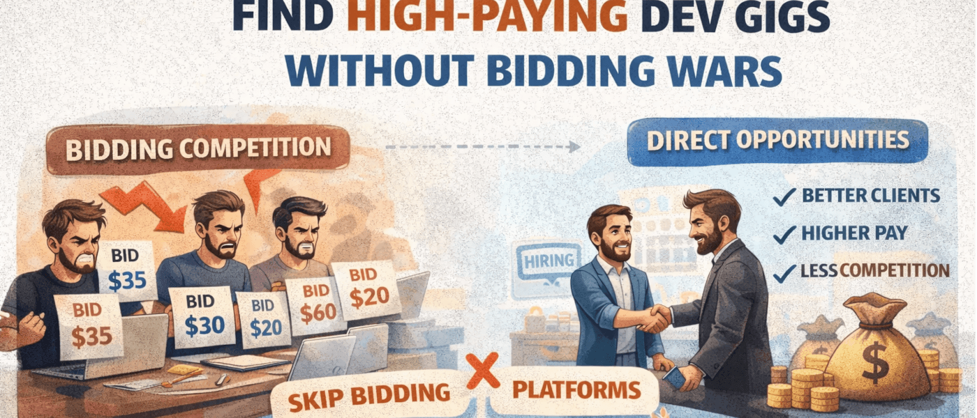 Find High-Paying Dev Gigs Without Bidding Wars (Smart Guide for Developers)